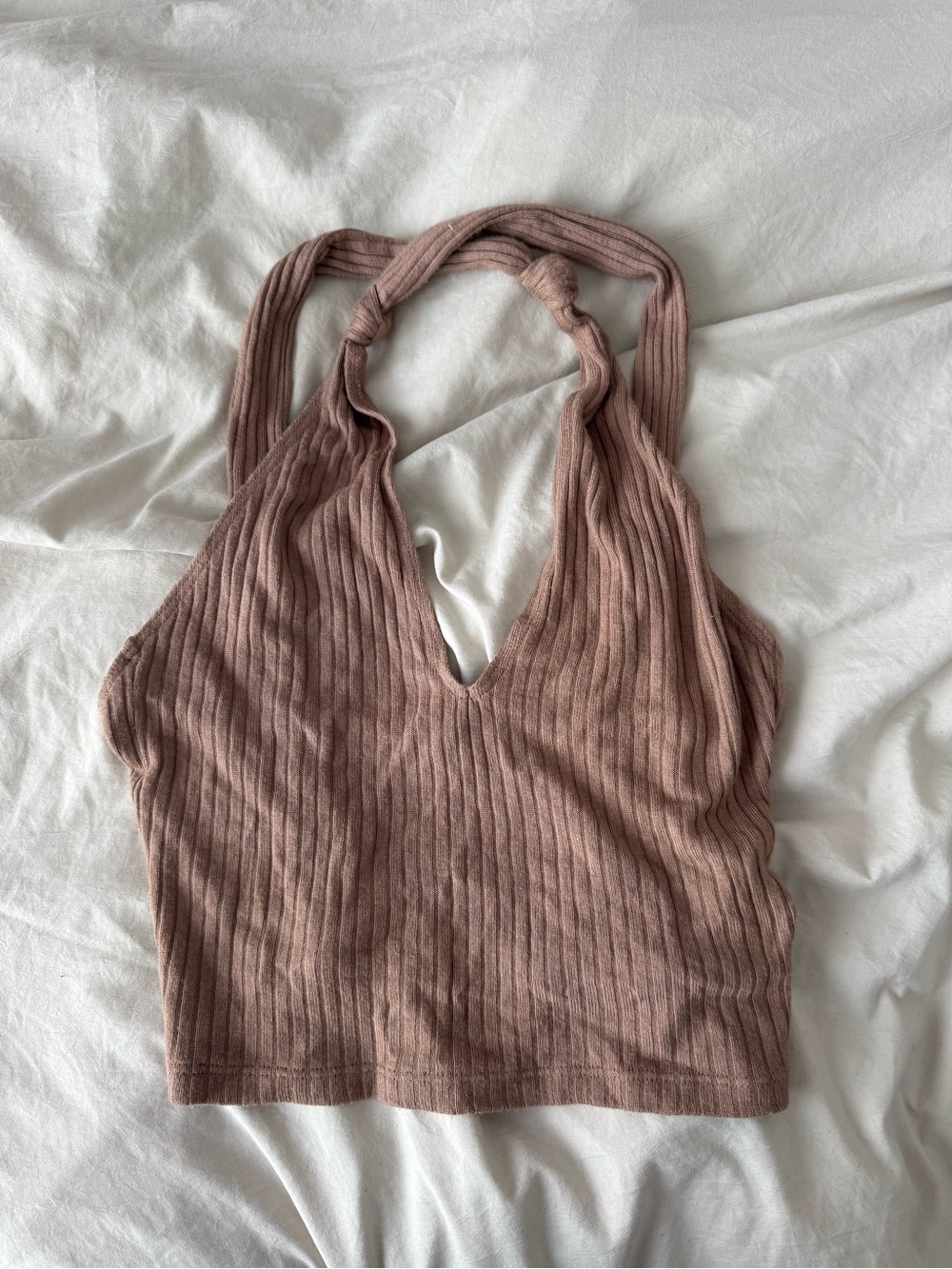 Reformation Ravel Top in Clay size S